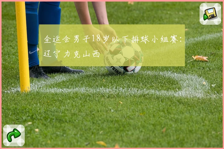 全运会男子18岁以下排球小组赛:辽宁力克山西